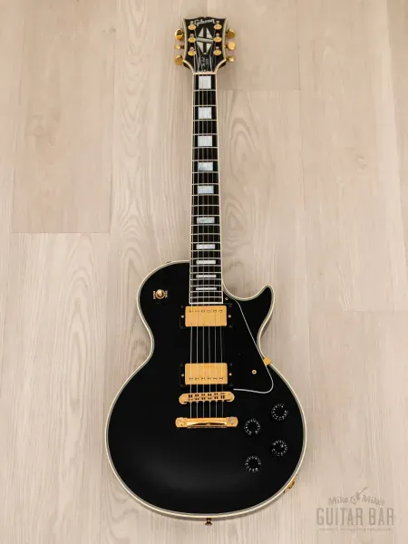 Электрогитара Gibson Les Paul Custom HH Black w/case USA 1991