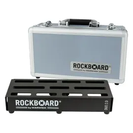 ROCKBOARD DUO 2.0, Pedalboard with  Flight Case