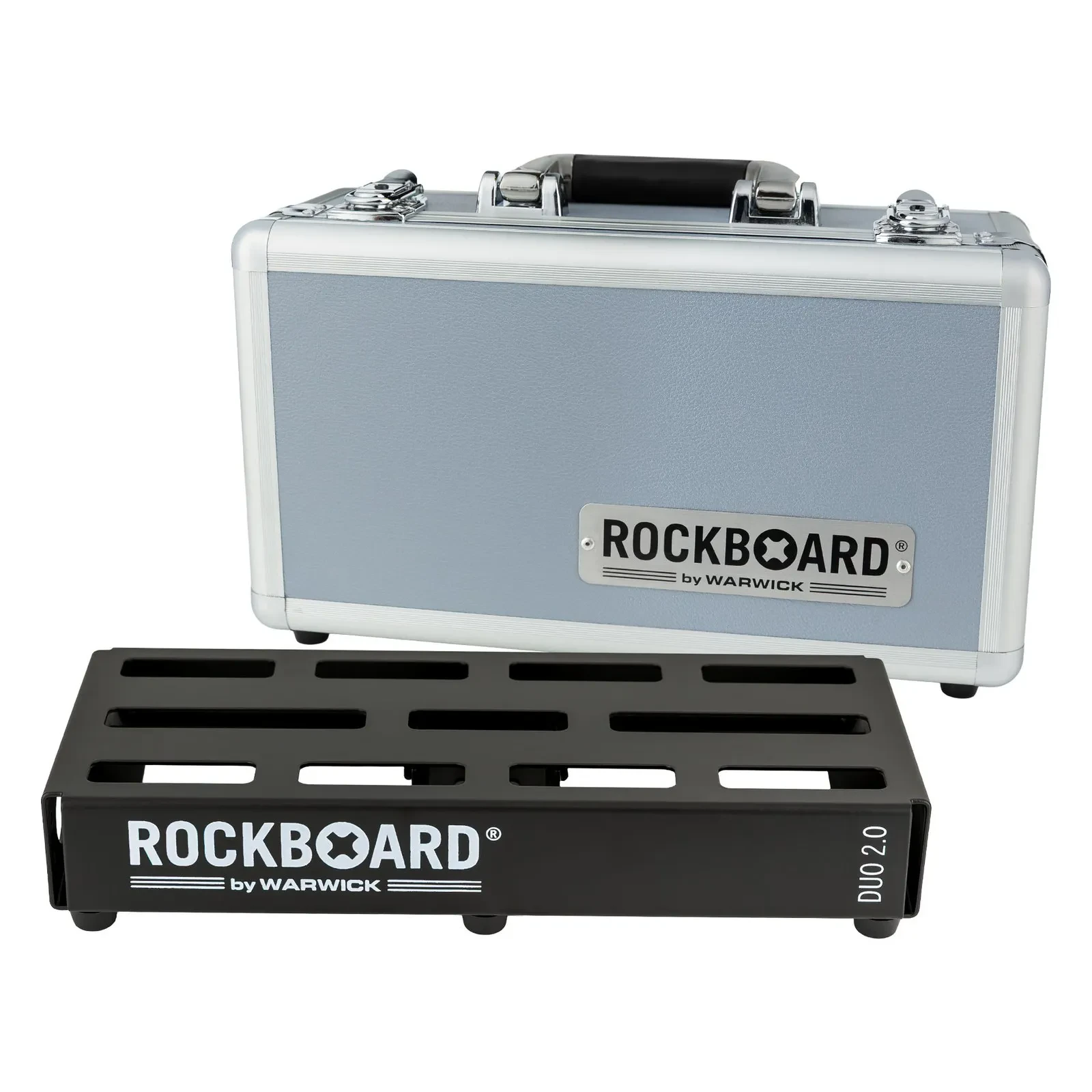 ROCKBOARD DUO 2.0, Pedalboard with  Flight Case