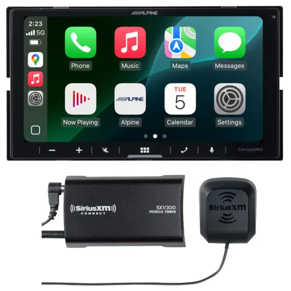 Alpine ILX-W770 7" Double DIN Digital Multimedia Receiver + SiriusXM SXV300v1
