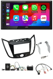 JVC Bluetooth USB Lenkrad 2DIN DAB Autoradio für Ford Kuga DM2 ab 2013