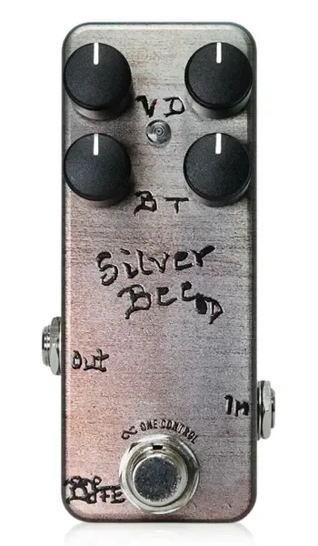 Педаль эффектов для электрогитары One Control Silver Bee OD 4K Mini Overdrive