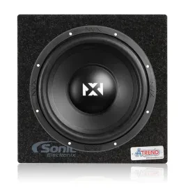 NVX NSW122v3 12" Dual 2-Ohm Car Subwoofer + Sealed Enclosure