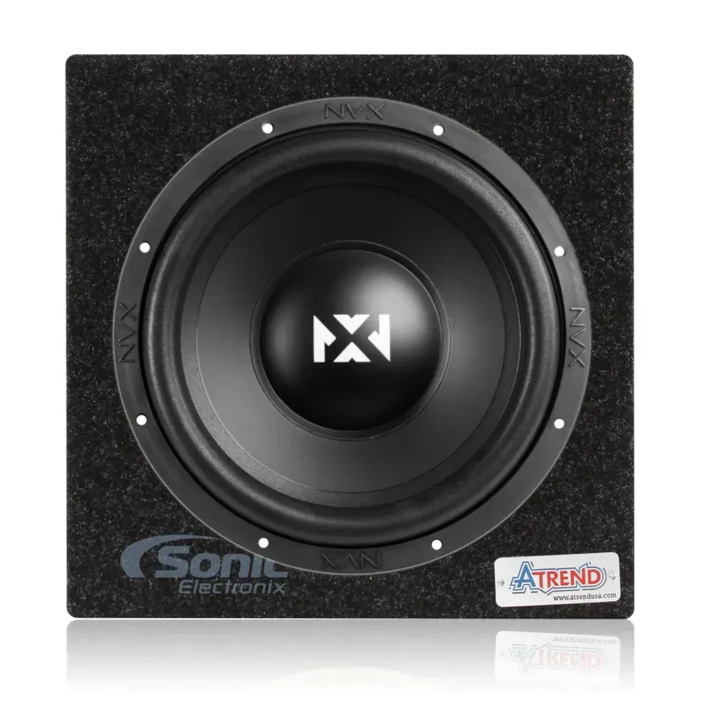 Сабвуфер пассивный для авто NVX NSW122v3 12" Dual 2-Ohm, в закрытом корпусе