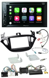 Pioneer Lenkrad USB DVD Bluetooth DAB 2DIN Autoradio für Opel Adam Corsa E ab 20
