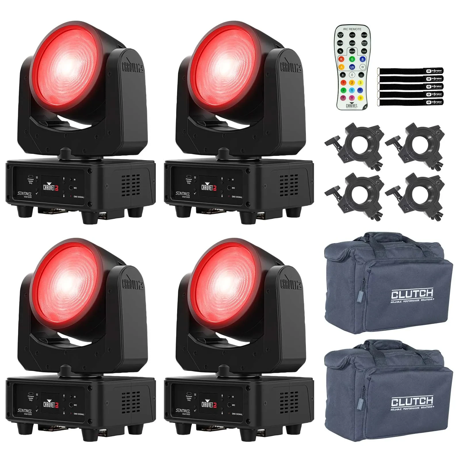 Движущаяся голова Chauvet DJ Sentinel Wash Q120 RGBW LED (набор, 4 шт.)