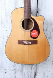Fender CD-140SCE 12 String Dreadnought Acoustic Electric Guitar w Hardshell Case