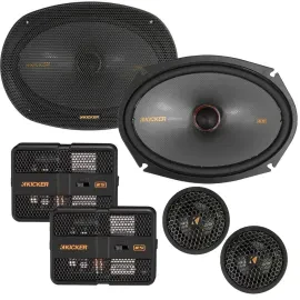 Kicker 51KSS6904 6x9" KS Series 2-way 4-ohm Component Speaker System