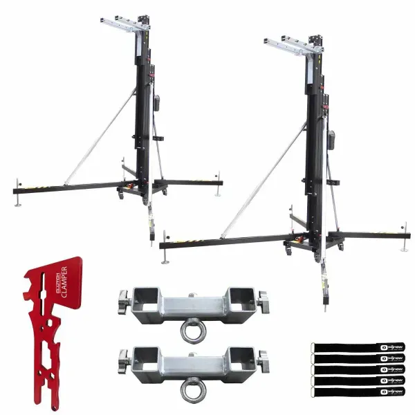 ProX XTF-FT5323 518lb 16.33ft Max Trussing Lighting Lifting Towers w Array Ad...