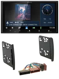 Kenwood Bluetooth 2DIN USB DAB MP3 Autoradio für Ford Cougar Fiesta Focus Galaxy