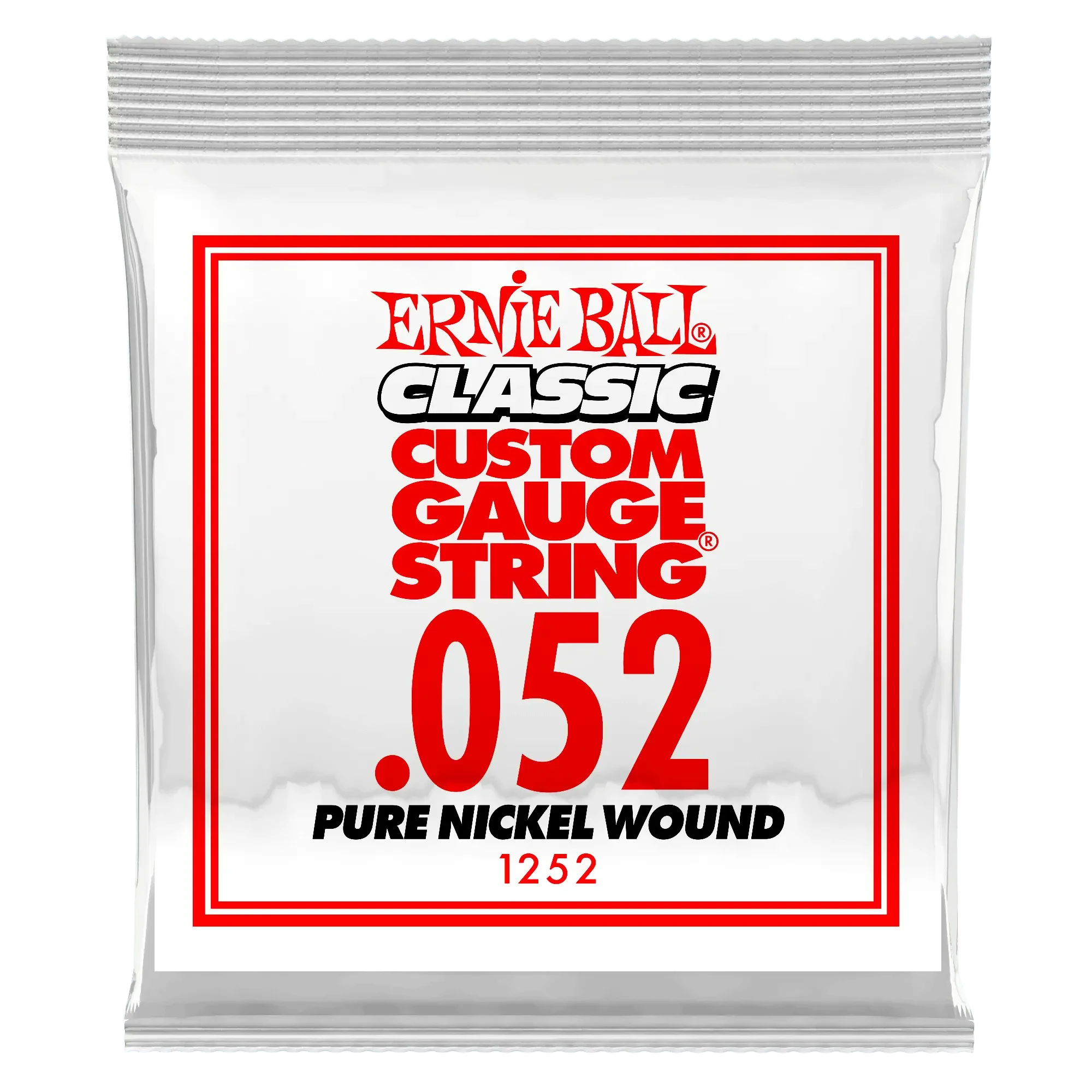 Струна для электрогитары Ernie Ball P01252, никель, калибр 52