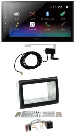 Автомагнитола Pioneer 2DIN, DAB, Bluetooth, USB, MP3 для Renault Megane 2002–2008