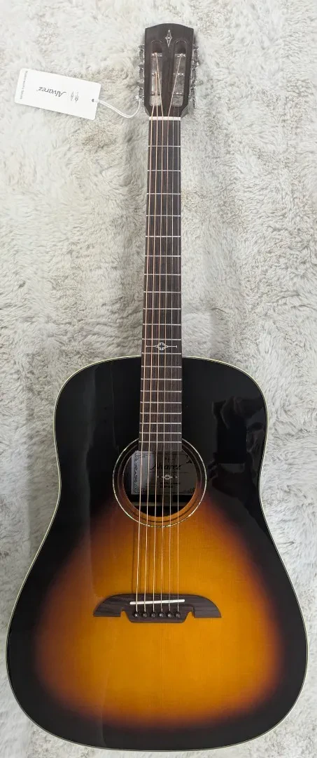 Б/У Акустическая гитара Alvarez MDR70 Slope Shoulder Dreadnought Sunburst с кейсом