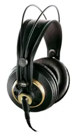 AKG K240 Studio Over-Ear Semi-Open Recording Mixing Monitoring Headphones