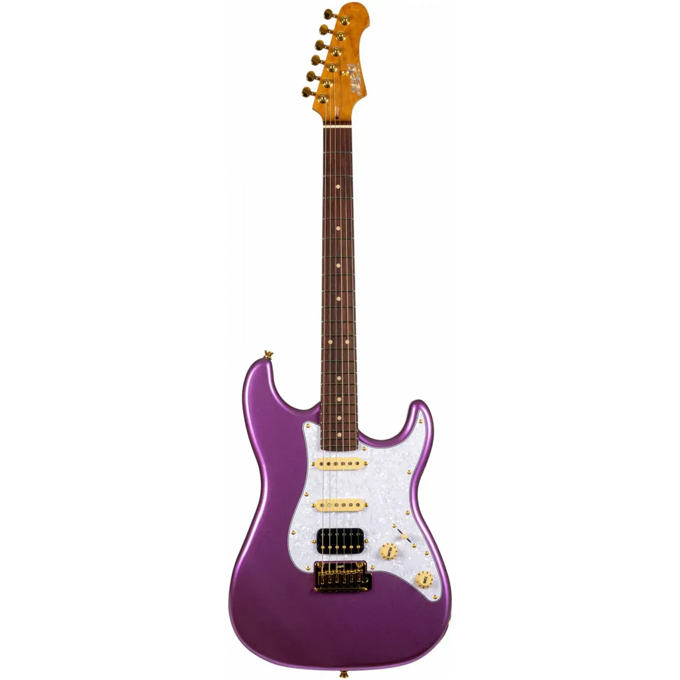 Электрогитара JET Guitars JS-480 Stratocaster HSS Gold HW Violet Metallic