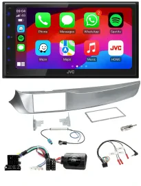 JVC Bluetooth USB Lenkrad 2DIN DAB Autoradio für Alfa Giulietta 2010-2014 940 si