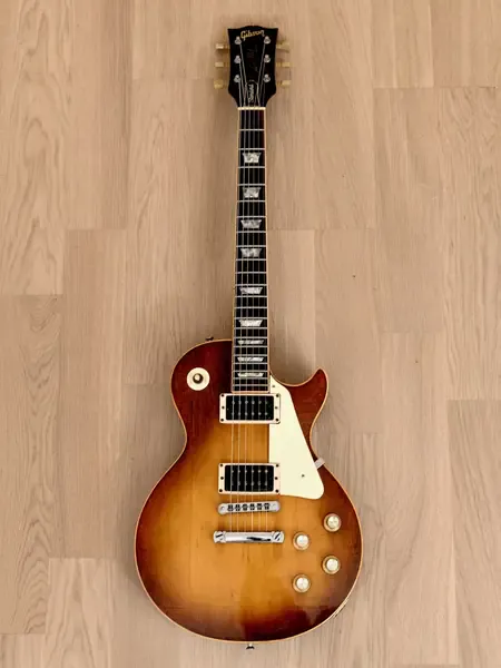 Электрогитара Gibson Les Paul Standard Ice Tea Sunburst w/case USA 1975