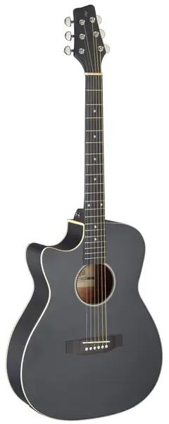 Электроакустическая гитара Stagg SA35 ACE-BK LH