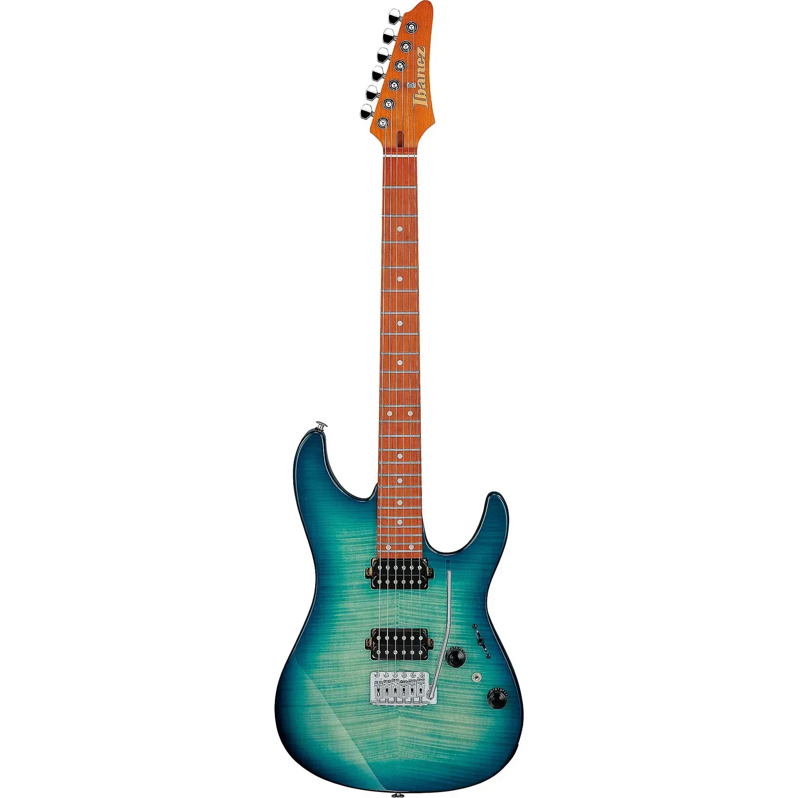 Электрогитара Ibanez AZ24S1F Standard Transparent Turquoise Burst