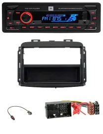 JBL AUX MP3 USB Bluetooth SD Autoradio für Fiat 500 L (ab 2012)