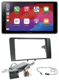 Pioneer MP3 USB DAB Bluetooth 2DIN Autoradio für Audi A3 8P 06-12 Bose Aktivsyst