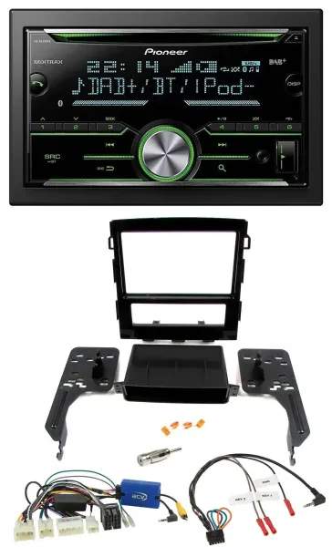 Pioneer Bluetooth Lenkrad DAB 2DIN USB CD Autoradio für Subaru Impreza ab 2018