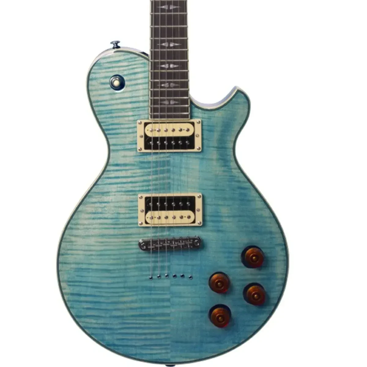Patriot Decree Electric Guitar (Coral Blue)
