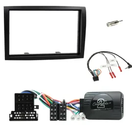Einbauset Lenkradadapter Doppel DIN Autoradio für Citroen Jumper 2008-2011