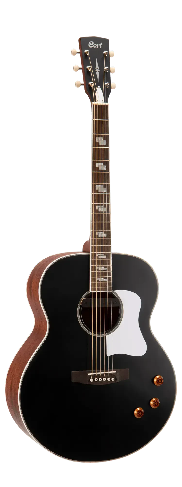 Электроакустическая гитара Cort CJ Retro Vintage Black Matte