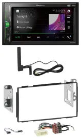Автомагнитола для Nissan Qashqai (2007–2013) Pioneer 2DIN, MP3, DAB, AUX, Bluetooth
