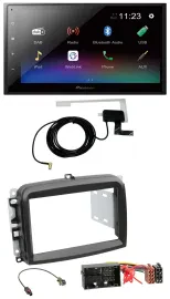 Pioneer DAB MP3 Bluetooth 2DIN USB Autoradio für Fiat 500 L (ab 2012)