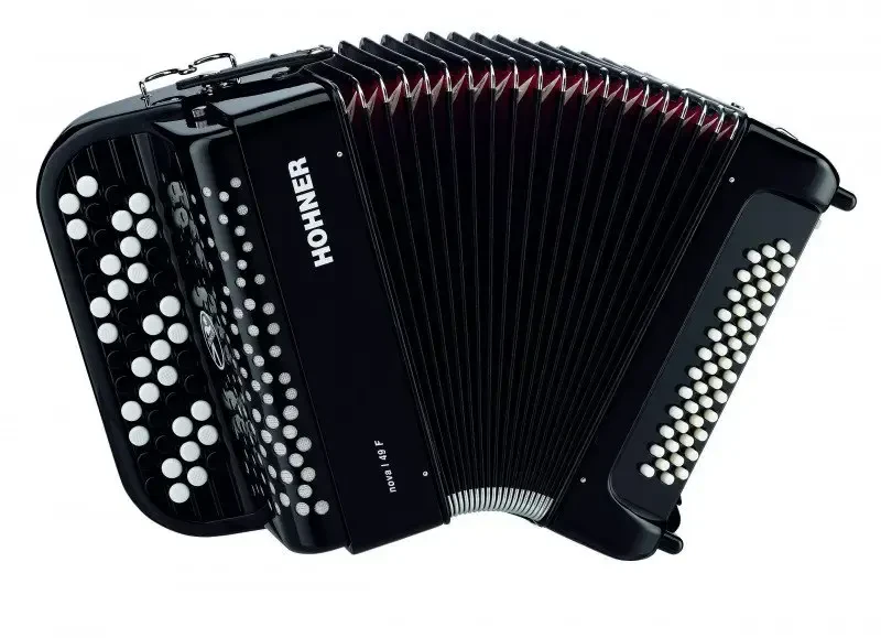 Баян HOHNER Nova I 49 F black (C-Stepped)