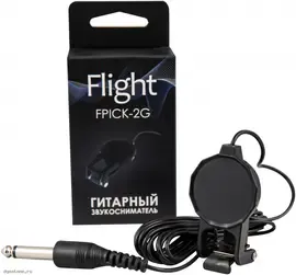 Звукосниматель для акустической гитары Flight FPICK 2G на прищепке