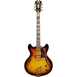 Электрогитара полуакустическая D'Angelico Guitars Excel DC 16" Stairstep Tailpiece Vintage Sunburst