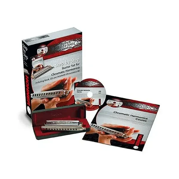 Хроматическая губная гармошка HOHNER Super Chromonica 48 (набор)