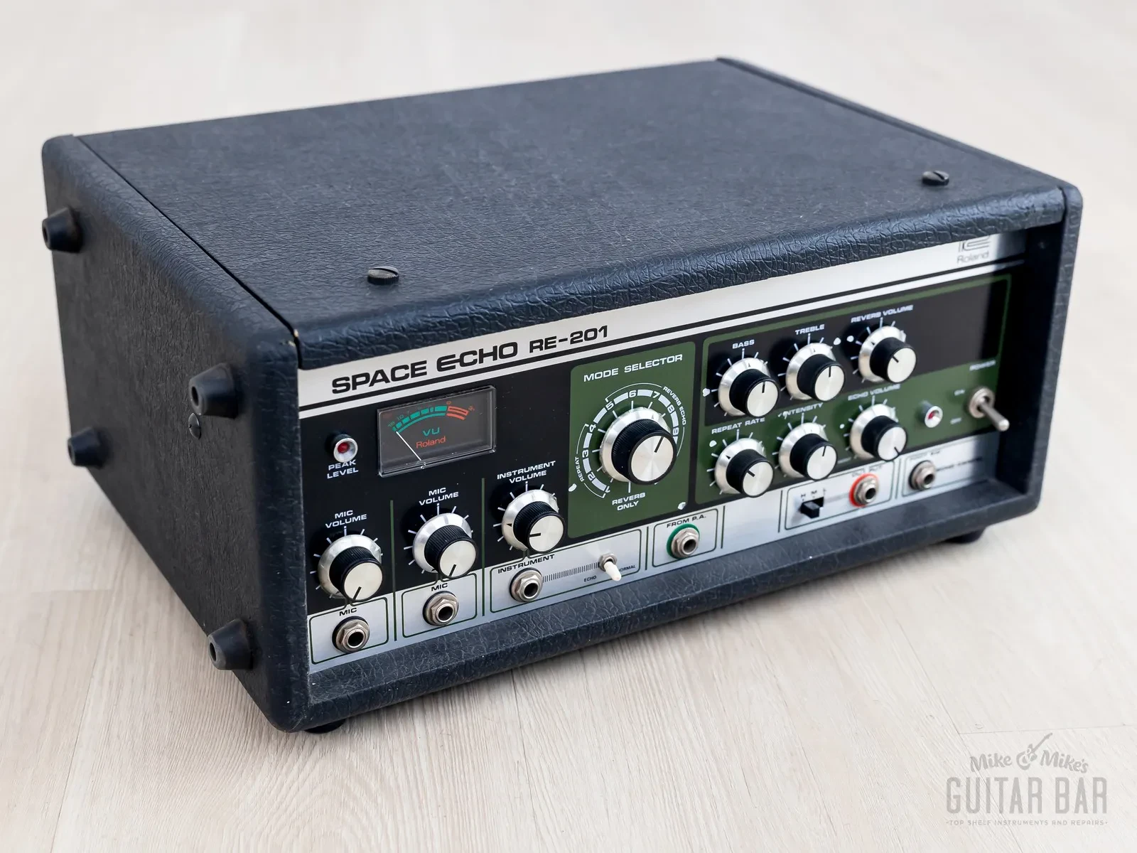 1985 Roland Space Echo RE-201 Vintage Analog Tape Delay, Serviced w/ Cover