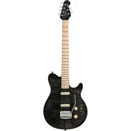 Электрогитара Sterling by Music Man Axis AX3 Flame Maple Top Electric Guitar Trans Black