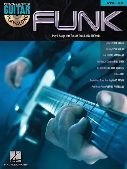 Ноты MusicSales GUITAR PLAY ALONG VOLUME 52 FUNK GTR TAB BOOK/CD