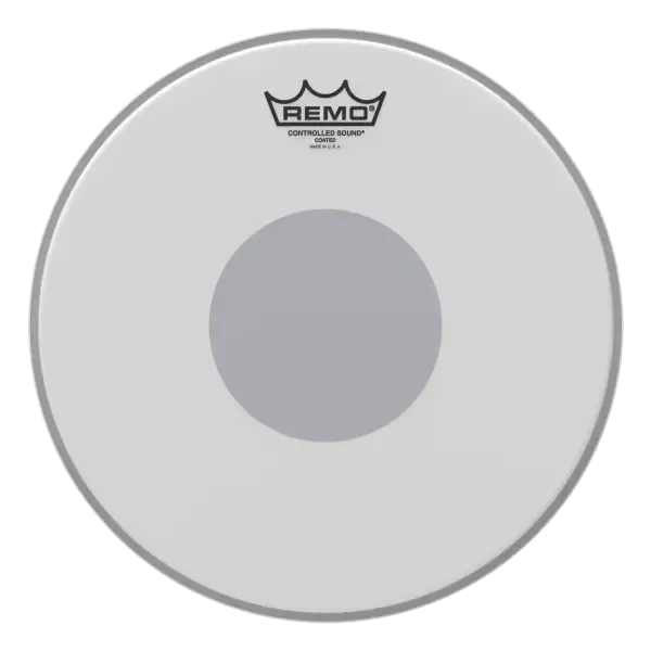 Пластик для барабана Remo 12" Controlled Sound Coated Black Dot
