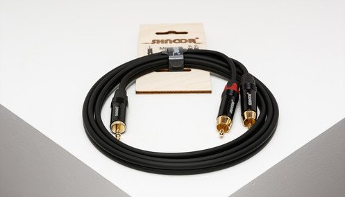 Y-кабель Shnoor MJ2RCA-1,5m