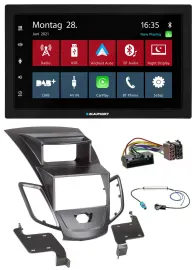 Автомагнитола Blaupunkt 2DIN Bluetooth DAB USB MP3 для Ford Fiesta 2010–2017