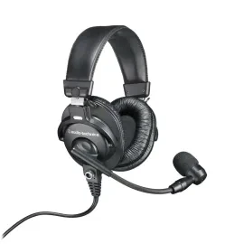 Audio-Technica BPHS1-XF4 Over Ear Closed Headset with BPCB4 Cable