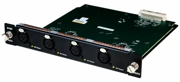 Цифровой модуль входов Allen & Heath DLIVE-M-DL-DIN-A - 4 двойных цифровых входа AES