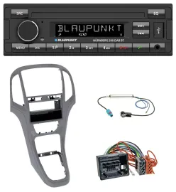 Blaupunkt USB DAB MP3 Bluetooth Autoradio für Opel Astra J ab 2009 Titan grau