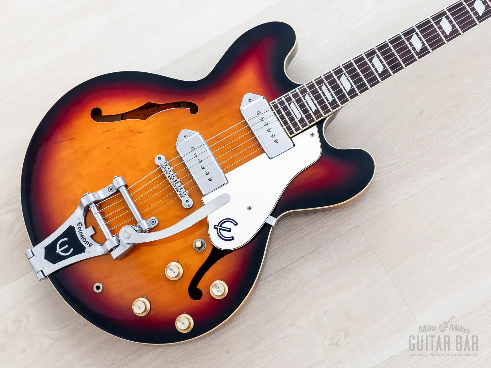 1997 Epiphone Casino-VT Vintage w/ Bigsby, Case & Hangtags, Peerless