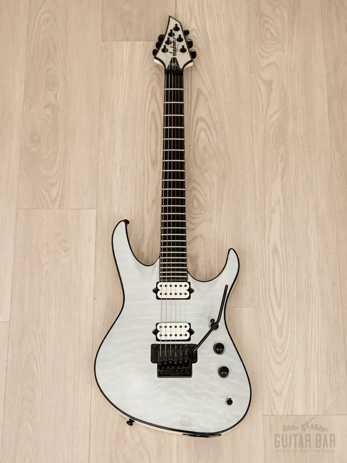 Электрогитара Jackson USA Signature Chris Broderick Soloist 6 HH Transparent White w/case USA 2013