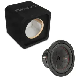 Сабвуфер NVX NE81S_48CWR84 8", закрытый, МДФ 3/4", одиночный, в корпусе, с динамиком CompR