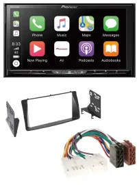 Pioneer 2DIN MP3 USB DAB DVD Bluetooth Autoradio für Toyota Corolla E12U/E12J 20