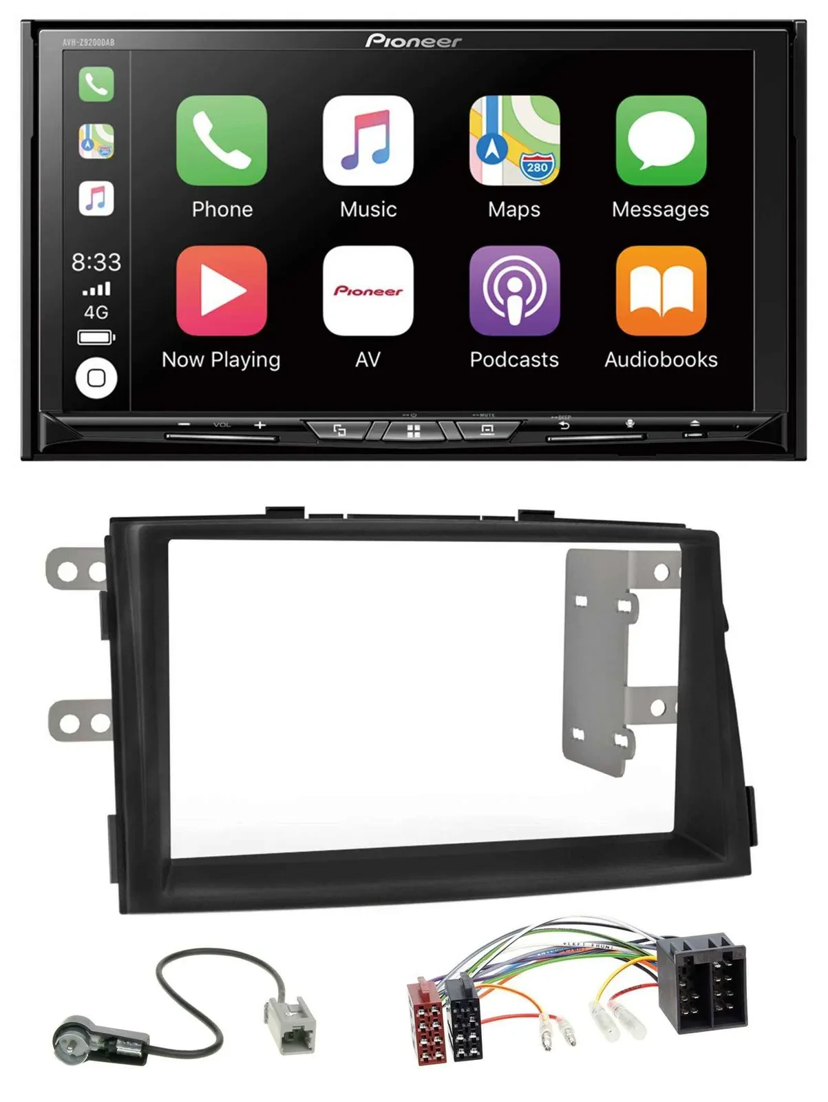 Pioneer 2DIN MP3 USB DAB DVD Bluetooth Autoradio für Kia Sorento II XM 2009-2012