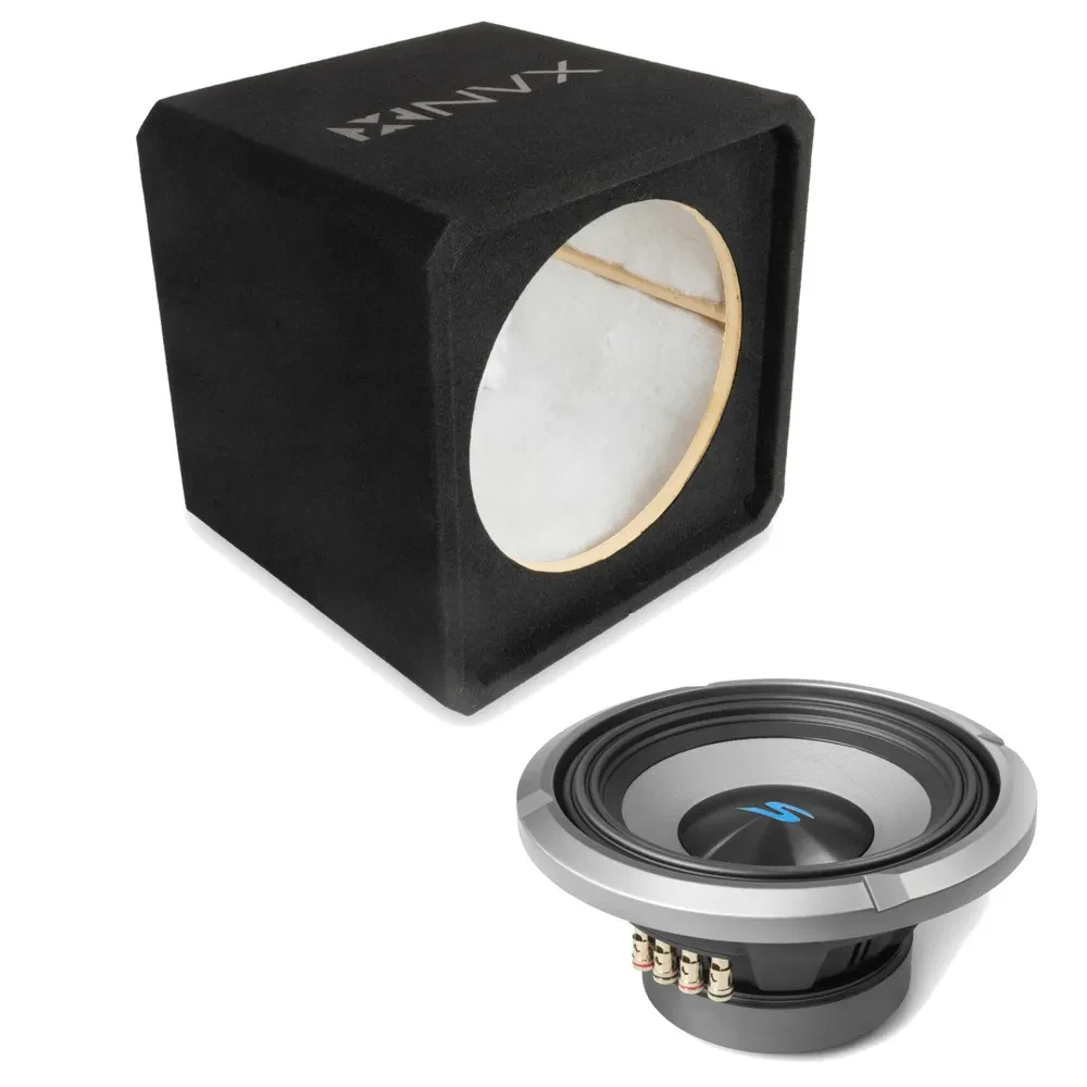 Автомобильный сабвуфер NVX NE101S 10" в закрытом корпусе, 3/4" MDF